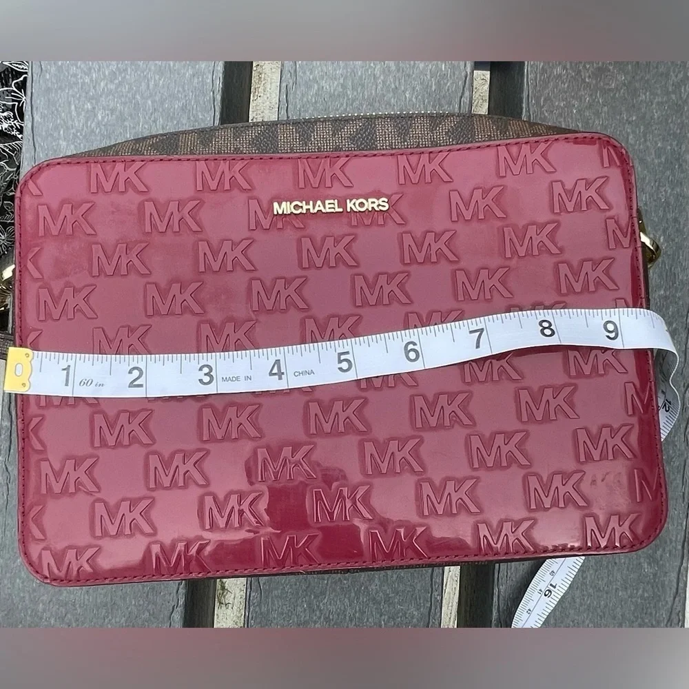 Michale Kors Bag,Michael Kors Burgundy Crossbody Bag